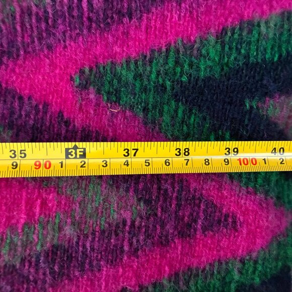 Vilagallo Yana Zig Zag Wool-Blend Women's Coat - Picture 11 of 11